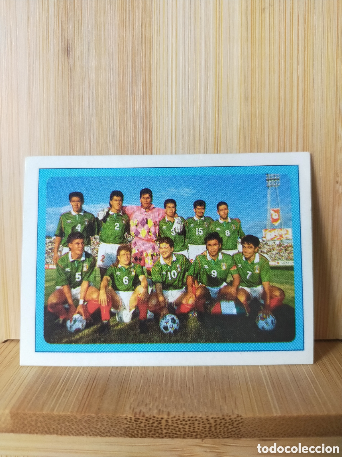 Cromos de f&uacute;tbol: 1994 CROMO NUNCA PEGADO EDICIONES ESTADIO MUNDIAL USA 94 M&Eacute;XICO EQUIPO N 295