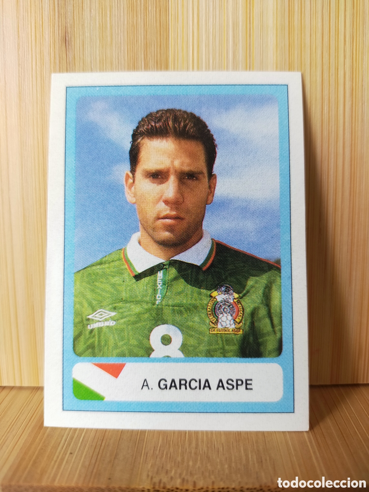 Cromos de f&uacute;tbol: 1994 CROMO NUNCA PEGADO EDICIONES ESTADIO MUNDIAL USA 94 MEXICO GARCIA ASPE N 308