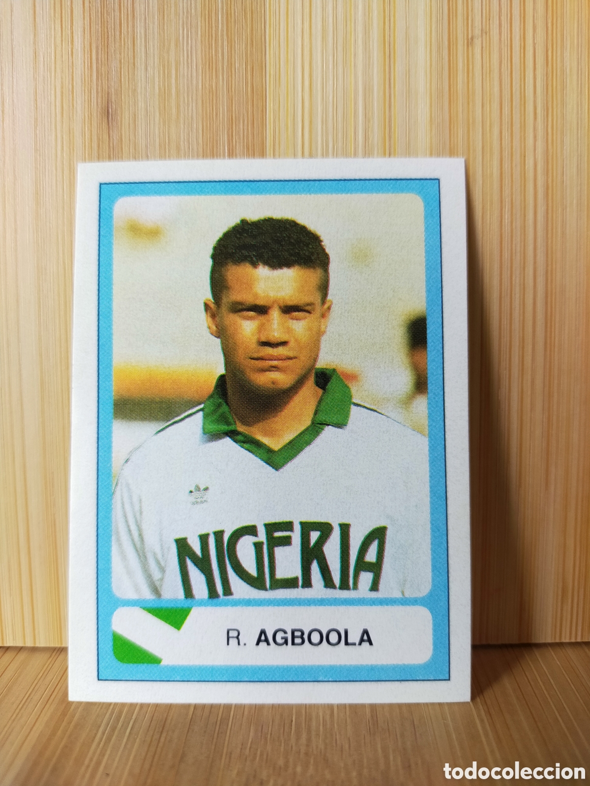 Cromos de f&uacute;tbol: 1994 CROMO NUNCA PEGADO EDICIONES ESTADIO MUNDIAL USA 94 NIGERIA AGBOOLA N 318