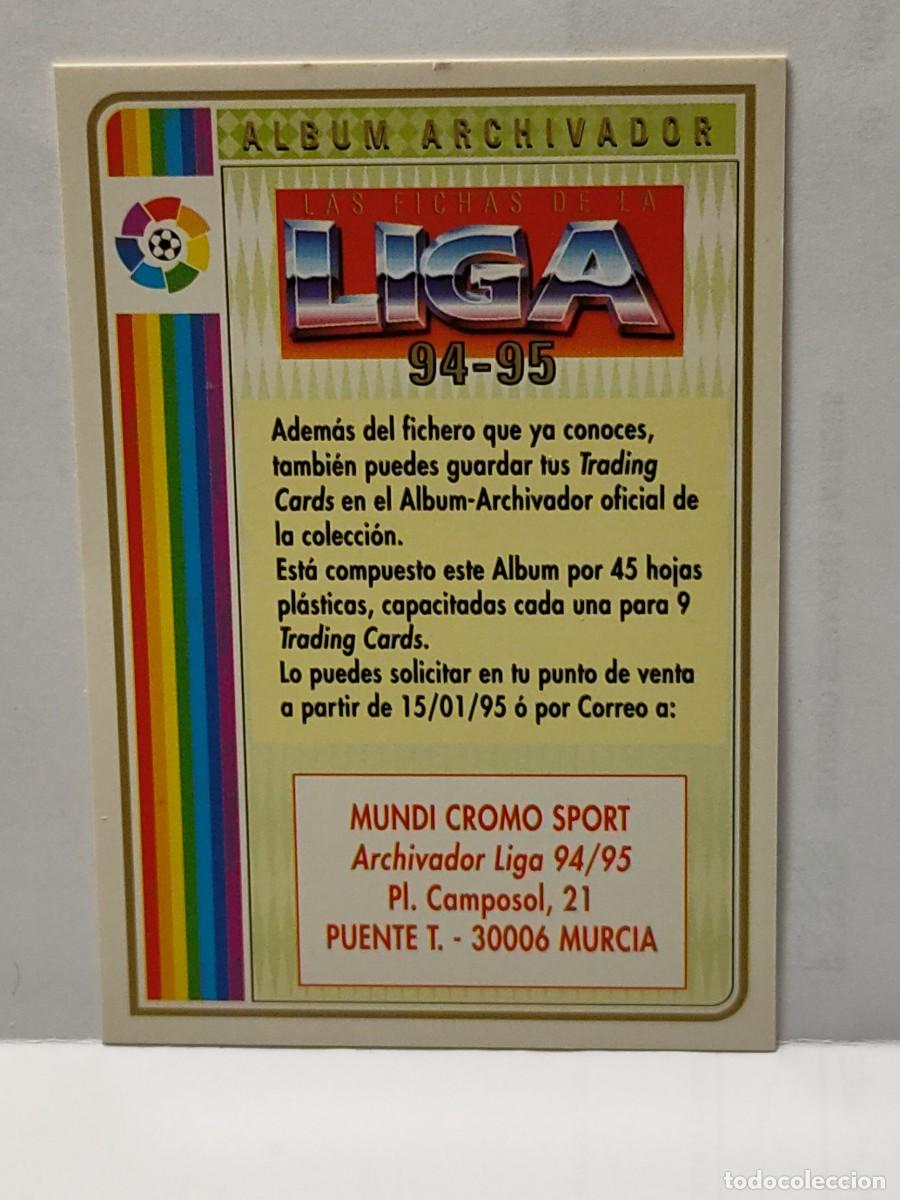 Cromos de Futebol: Cromo Mundicromo MC SPORT 1994/1995 94 95 - CARD ALBUM ARCHIVADOR