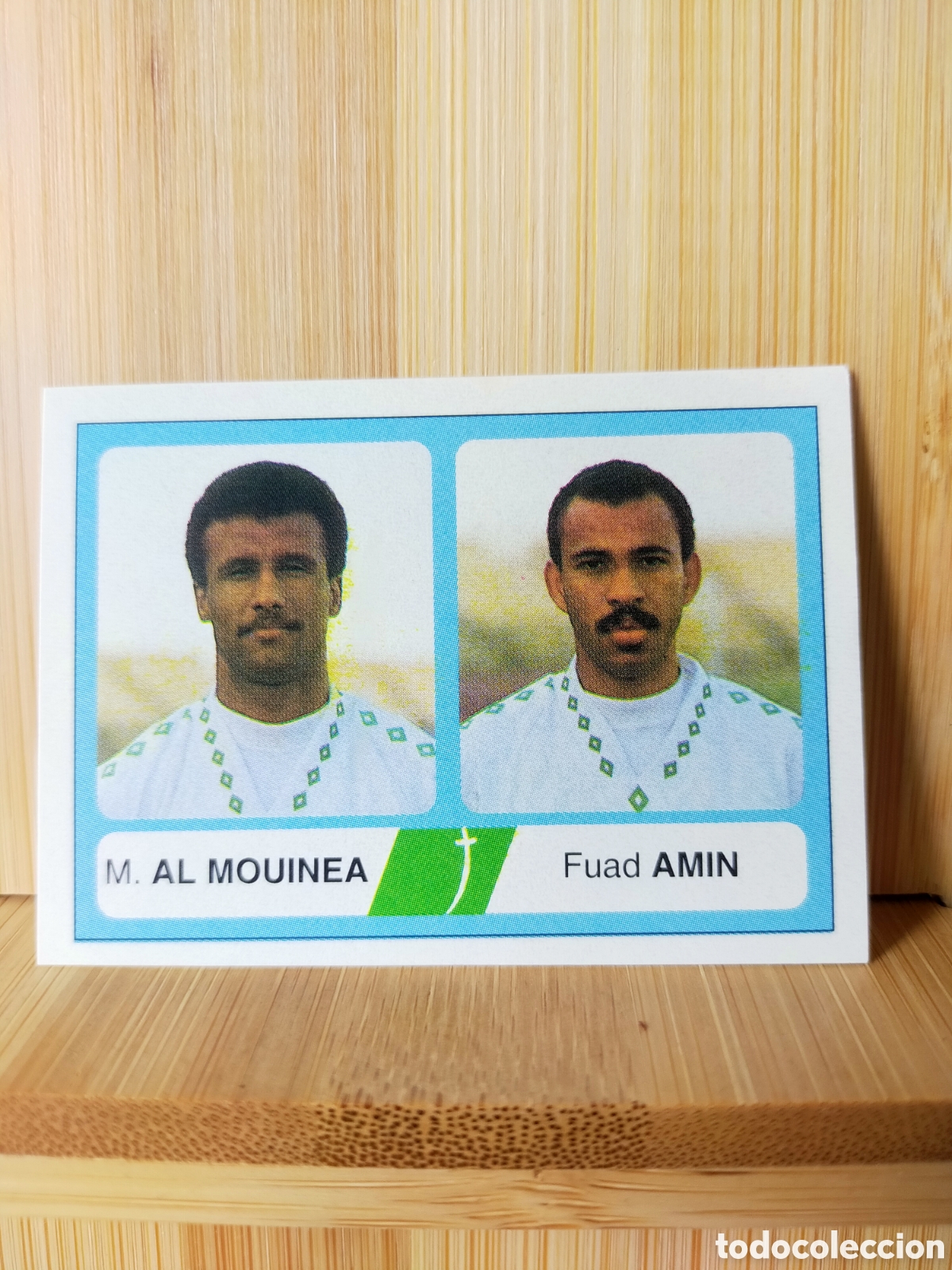 Cromos de f&uacute;tbol: 1994 CROMO NUNCA PEGADO EDICIONES ESTADIO MUNDIAL USA 94 ARABIA SAUDI AL MOUINEA AMIN N 434