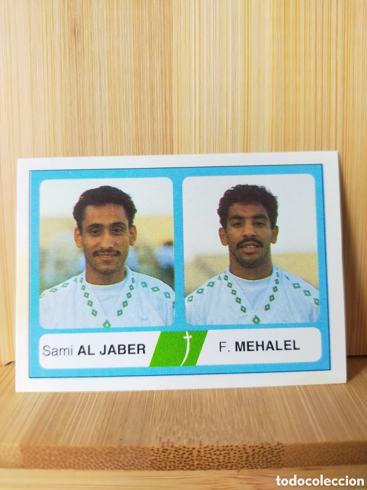 Cromos de f&uacute;tbol: 1994 CROMO NUNCA PEGADO EDICIONES ESTADIO MUNDIAL USA 94 ARABIA SAUDI AL JABER MEHALEL N 436