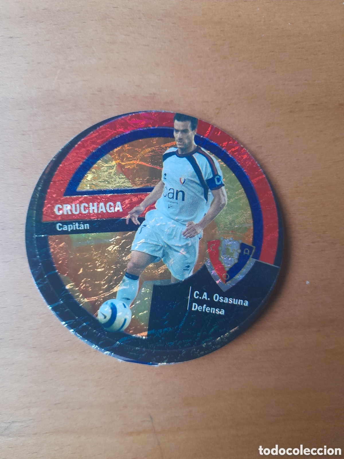 Cromos de F&uacute;tbol: N&deg;107 Cruchaga Circlecard DANET 2006/ 2007 Mundicromo