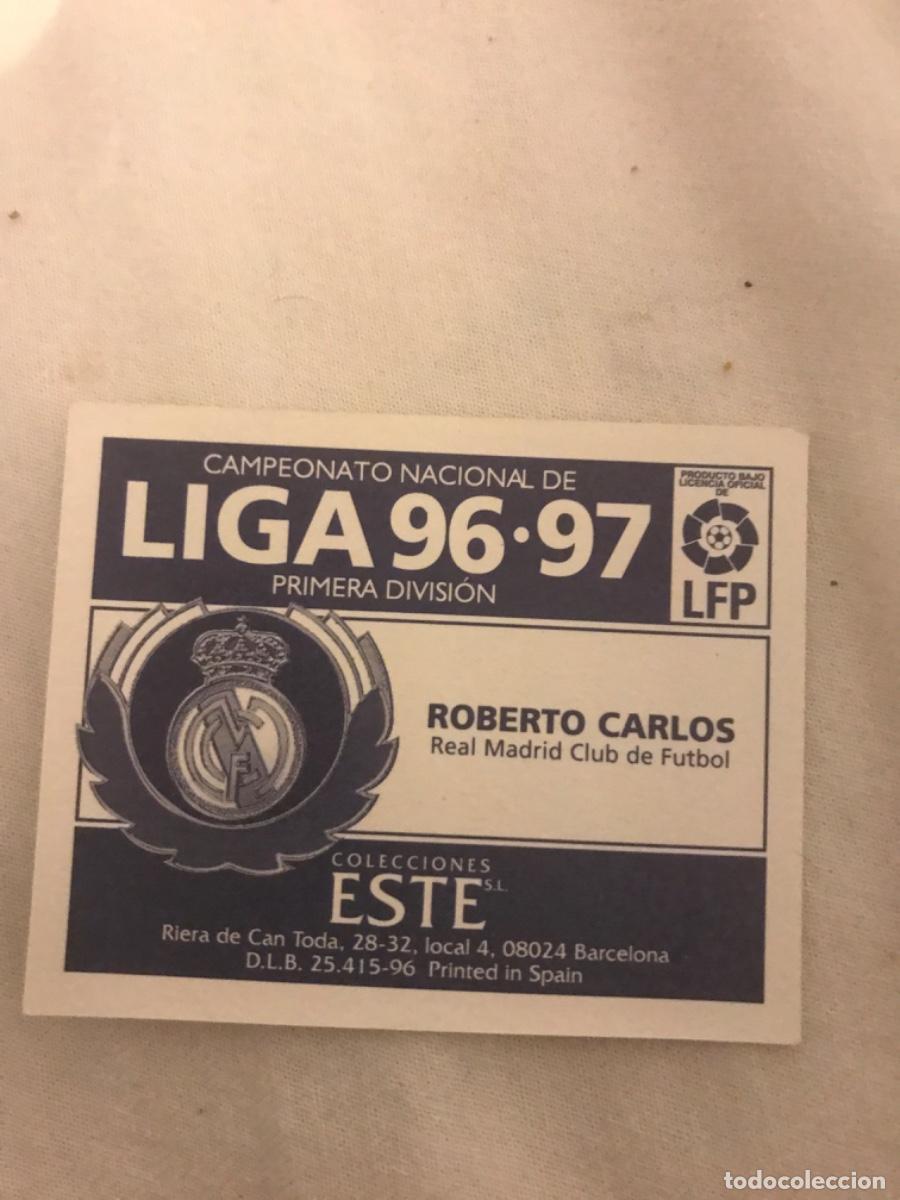 Cromos de f&uacute;tbol: Roberto Carlos - Foto 2