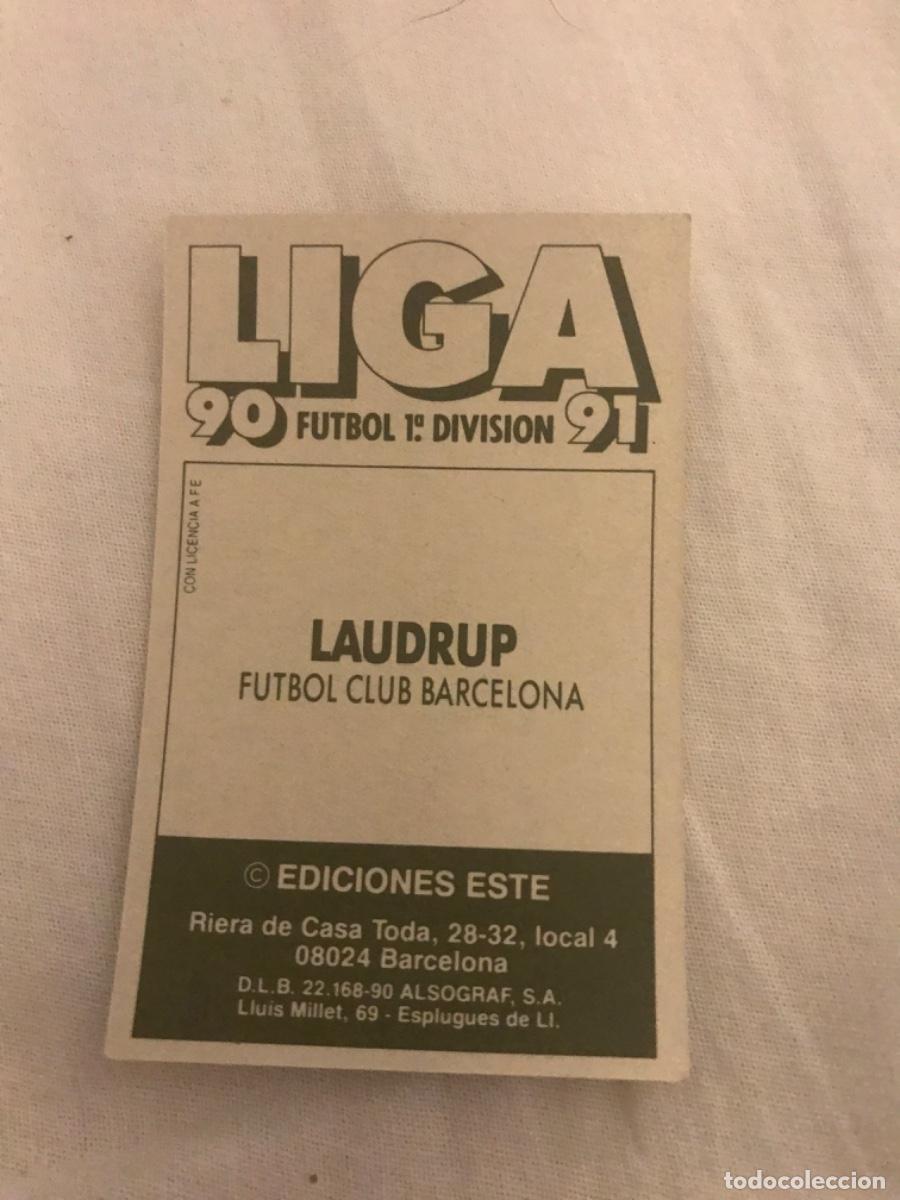 Cromos de f&uacute;tbol: Laudrup - Foto 2