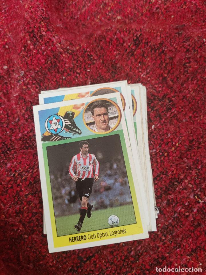 Cromos de f&uacute;tbol: herrero logro&ntilde;es este 1993 1994 93 94 despegado - Foto 1