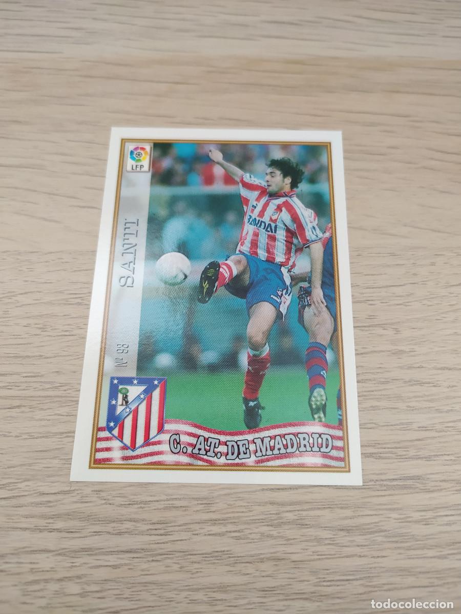 Cromos de f&uacute;tbol: SANTI N&ordm; 93 Mundicromo 97 98 Las Fichas de la Liga ATLETICO DE MADRID