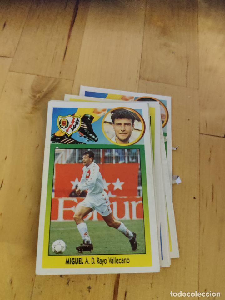 Fu&szlig;ball-Sticker: miguel rayo vallecano este 1993 1994 93 94 despegado