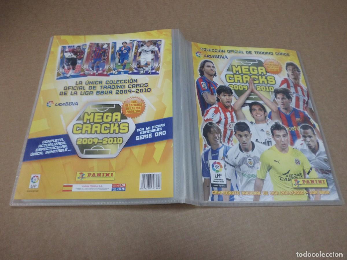 Figurine di Calcio: &Aacute;lbum de cromos. Panini. Trading cards. Mega cracks. Liga futbol 2009 2010. Lleva 169 fichas.