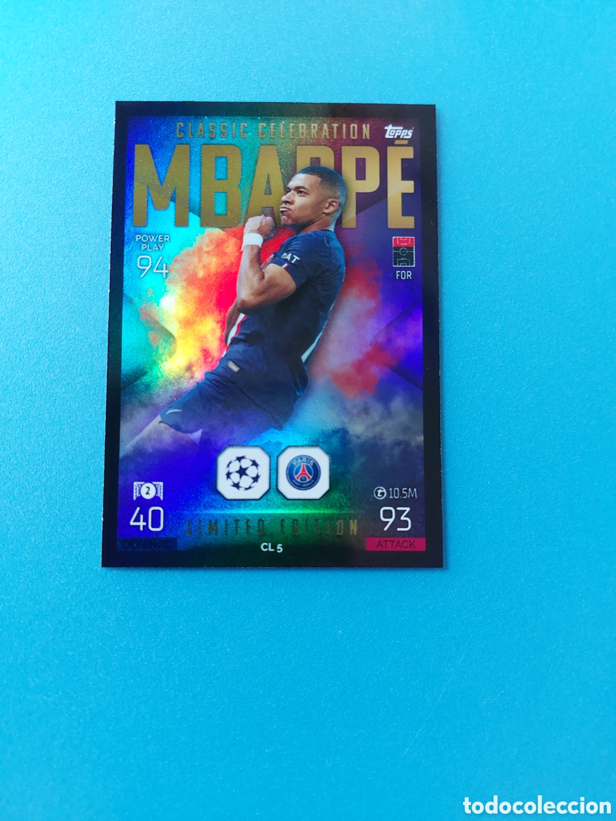 Cromos de f&uacute;tbol: CROMO MBAPPE EDICI&Oacute;N LIMITADA - Foto 1