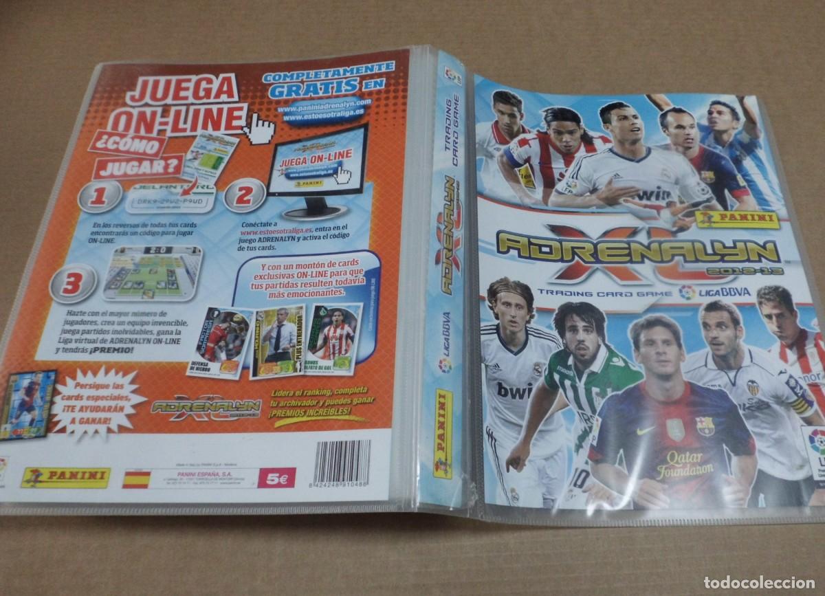 Figurine di Calcio: &Aacute;lbum de cromos. Panini. Trading cards. Adrenalyn. Liga futbol 2012 2013. Lleva 365 fichas.