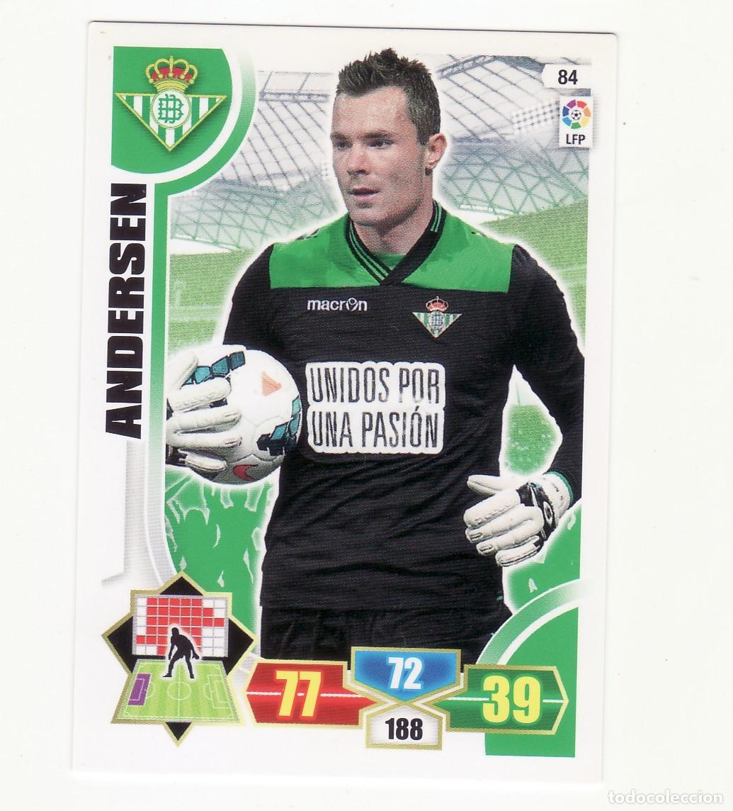 Cromos de f&uacute;tbol: ADRENALYN 2013/2014 84 ANDERSEN BETIS - Foto 1