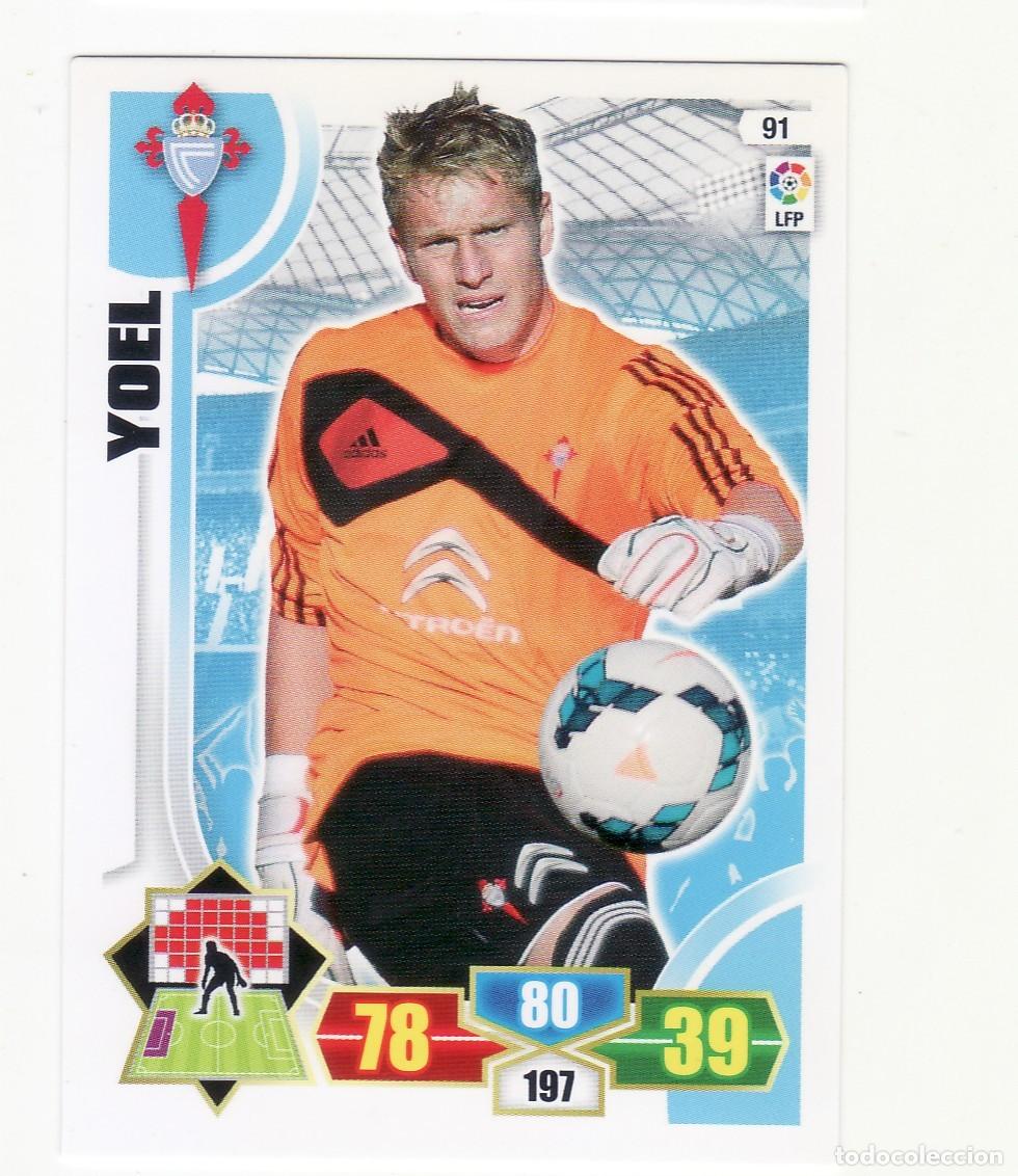 Cromos de f&uacute;tbol: ADRENALYN 2013/2014 91 YOEL CELTA - Foto 1