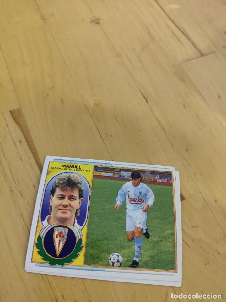 Fu&szlig;ball-Sticker: manuel compostela este 1996 1997 96 97 sin pegar
