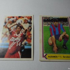 Cromos de Fútbol: MAGNIFICOS 2 CROMOS DE FUTBOL DE TEMPORADA 1980/81 EDICIONES ESTE,DESPEGADOS. Lote 396513109