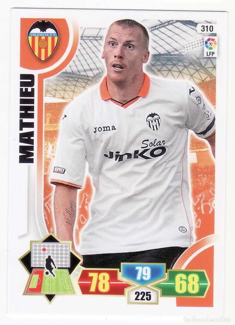 Cromos de f&uacute;tbol: ADRENALYN 2013/2014 310 MATHIEU VALENCIA - Foto 1