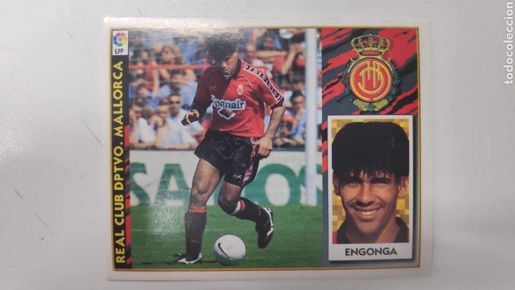 Cromos de f&uacute;tbol: Engonga Coloca Mallorca 97/98 este nunca pegado - Foto 1