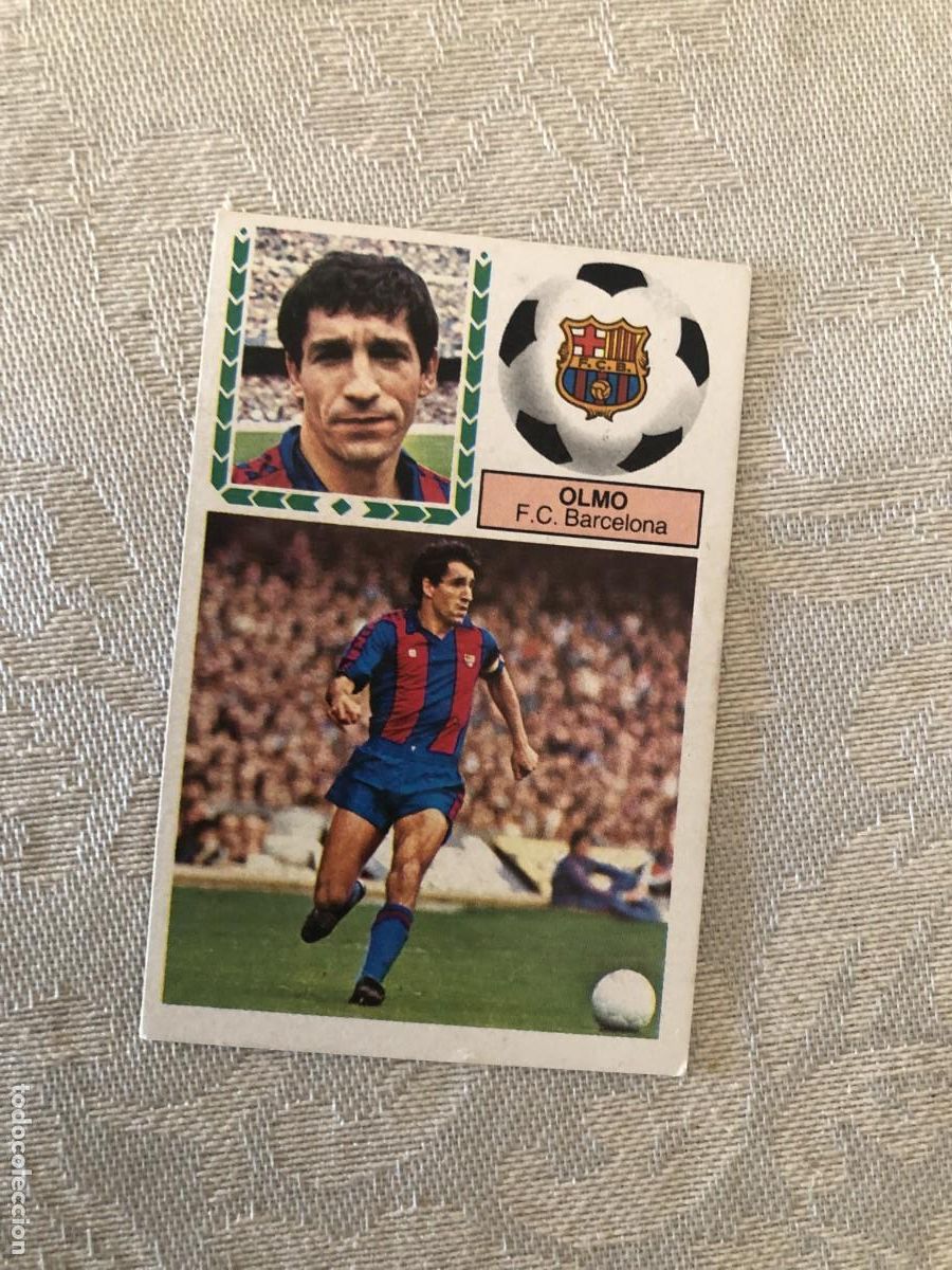 Cromos de f&uacute;tbol: OLMO BARCELONA NUNCA PEGADO EDICIONES ESTE 83-84 - Foto 1