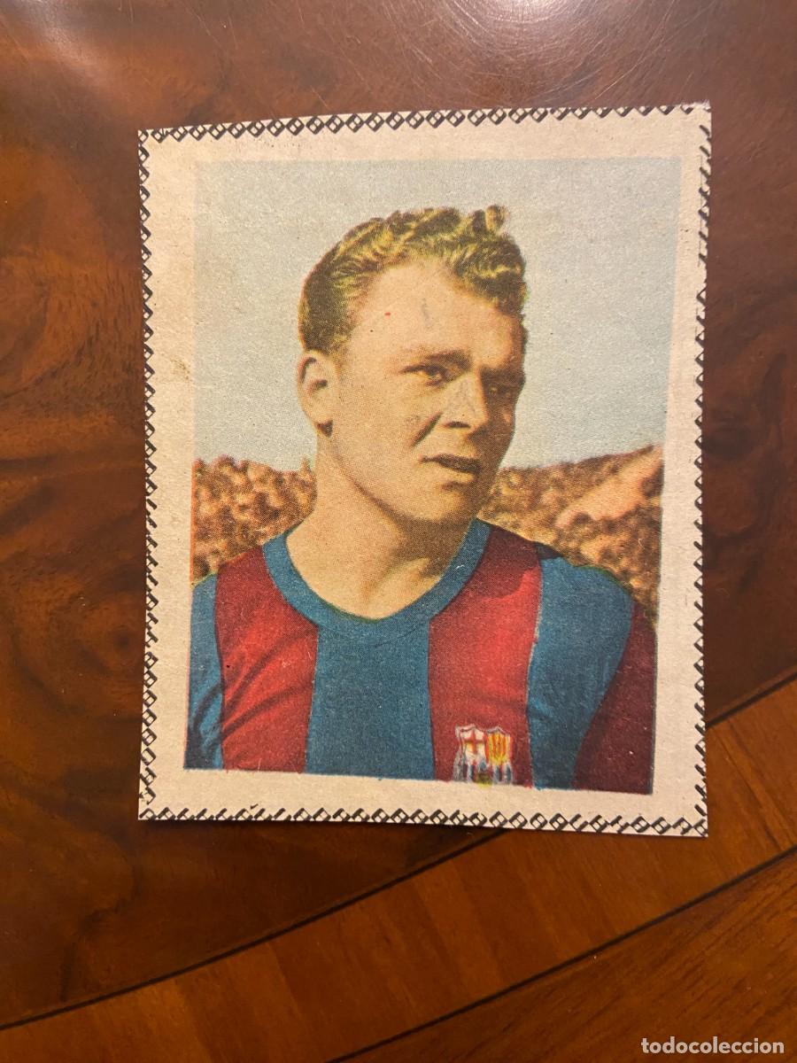 Cromos de f&uacute;tbol: kubala buen estado oliman - Foto 1
