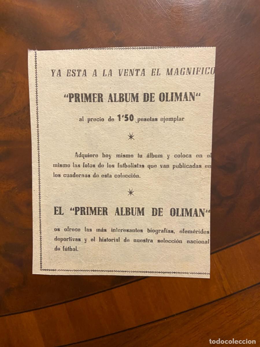 Cromos de f&uacute;tbol: kubala buen estado oliman - Foto 2
