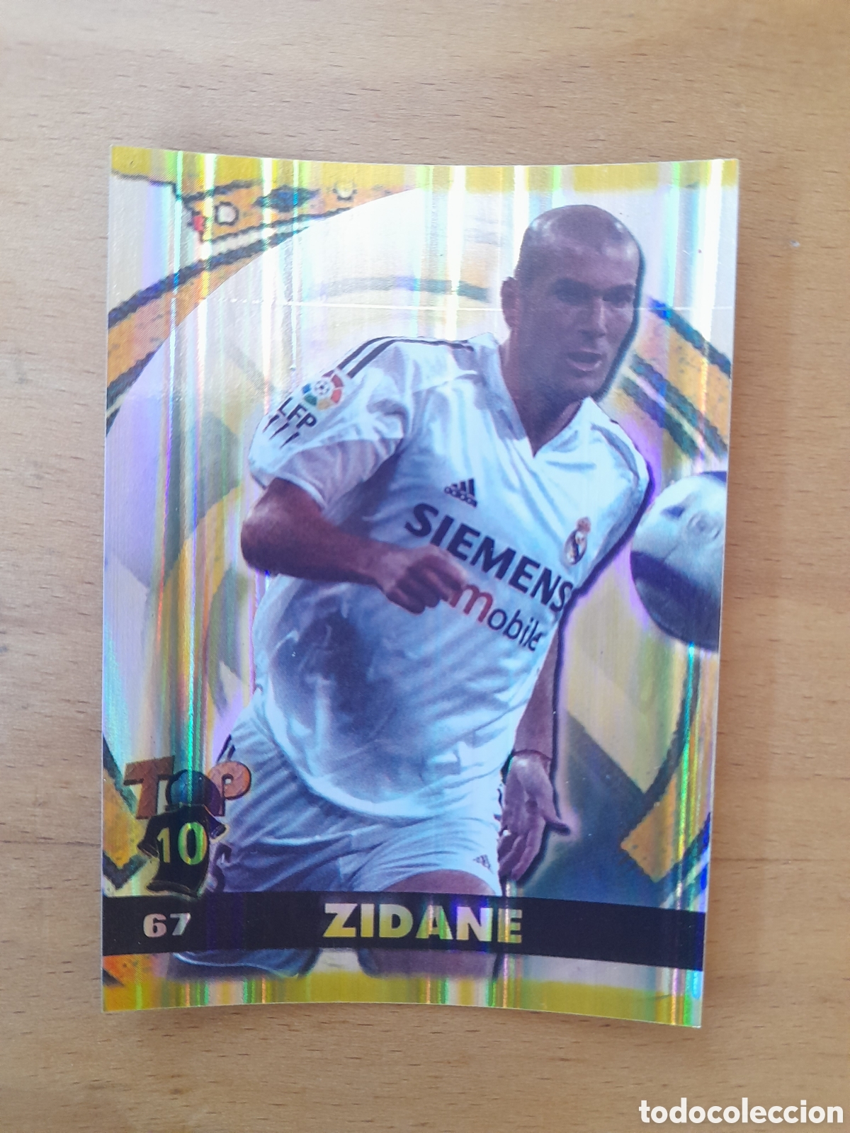 Cromos de F&uacute;tbol: N&deg;67 Zidane Brillante mundicromo TOP 2005 LIGA 2004-2005