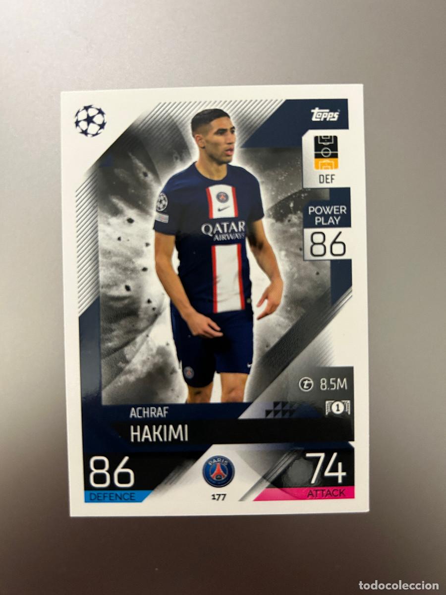 ACHRAF HAKIMI Topps 21-22 SS20 Shirt Service PSG Paris Match