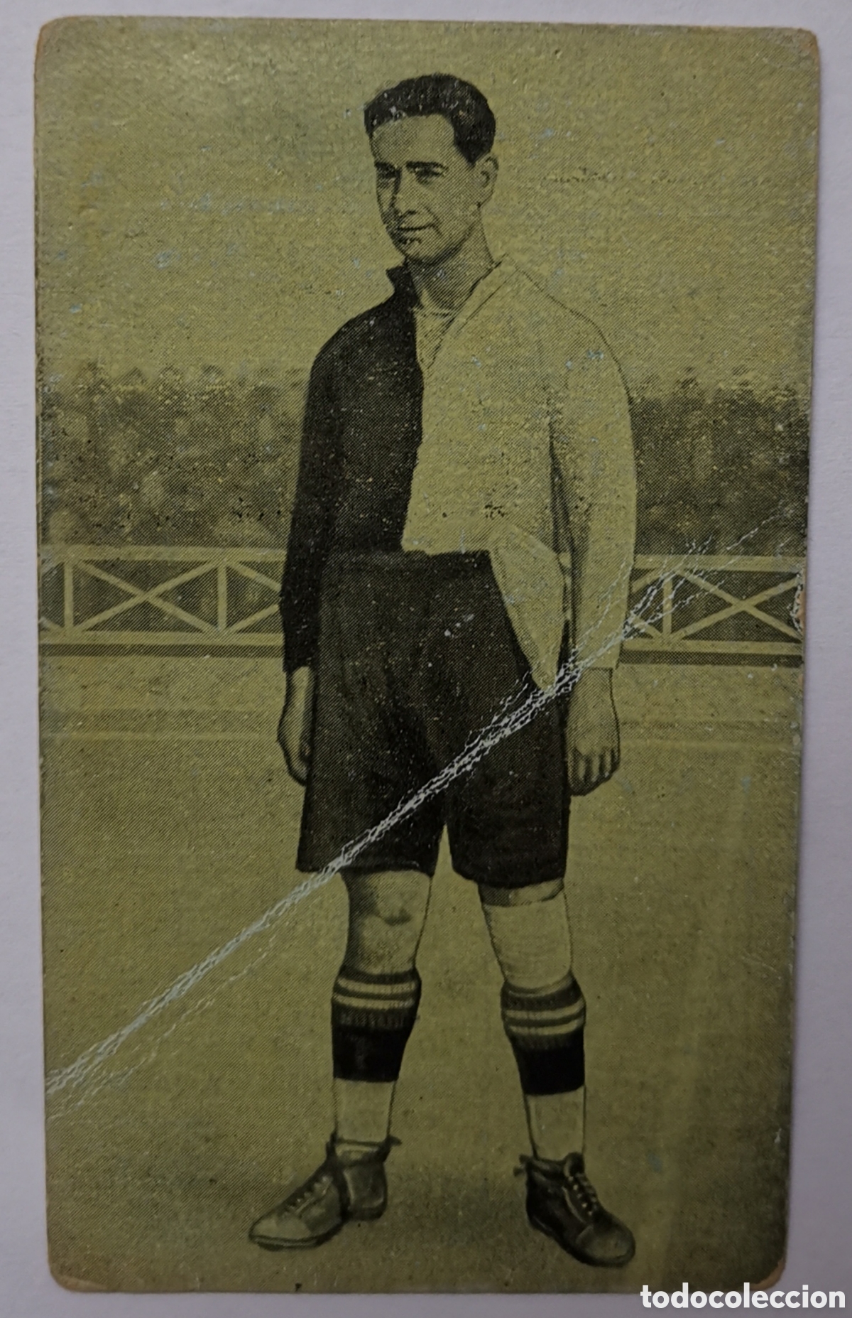 Fu&szlig;ball-Sticker: Cromo Gonz&aacute;lez (Ram&oacute;n) Jugadores Internacionales Num. 14 F&uacute;tbol- La Casa Castell&aacute; Palma - A&ntilde;os 20