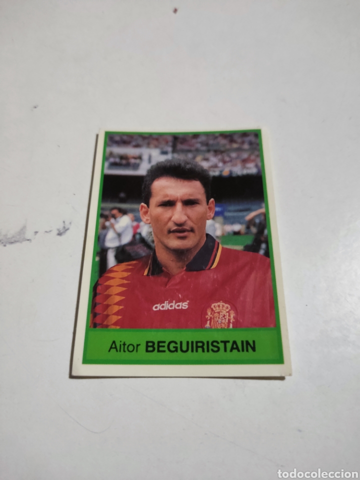 Fu&szlig;ball-Sticker: Cromo futbol Aitor beguiristain Espa&ntilde;a bollycao