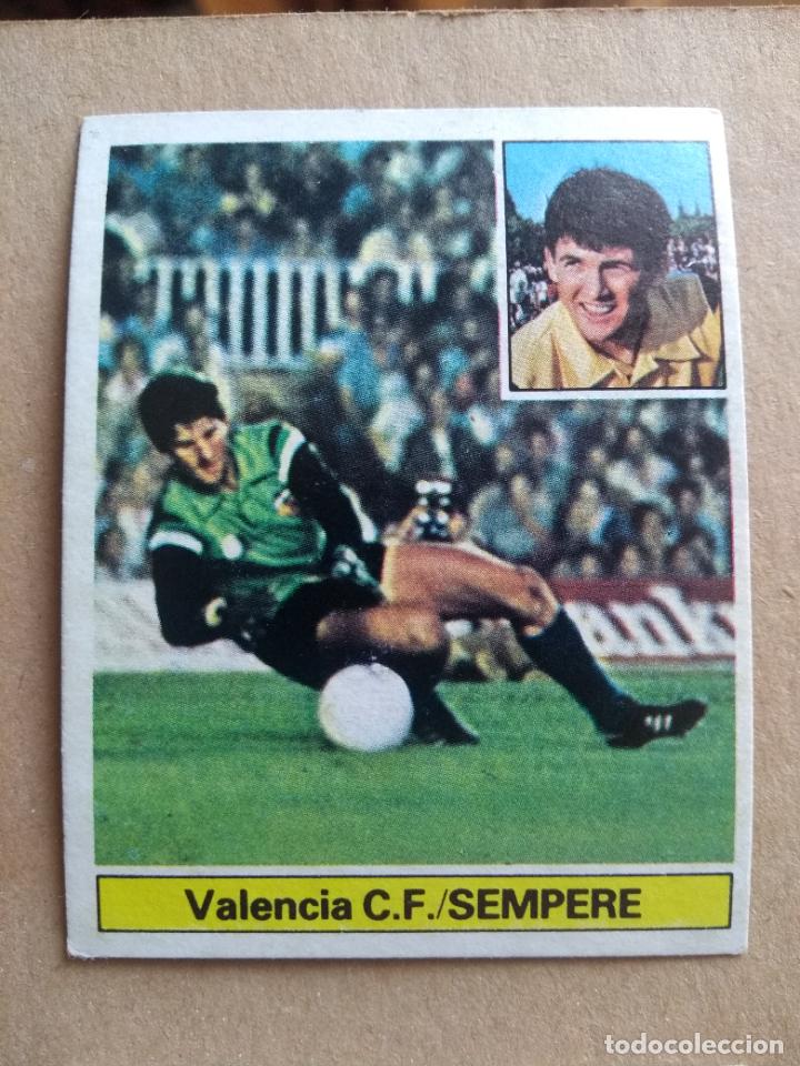 Cromos de f&uacute;tbol: ESTE 81-82 SEMPERE VALENCIA NUNCA PEGADO - Foto 1