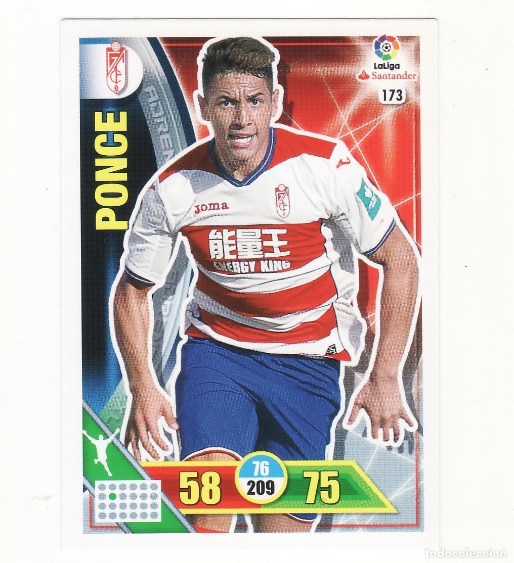 Cromos de f&uacute;tbol: ADRENALYN 2016/2017 173 PONCE GRANADA - Foto 1