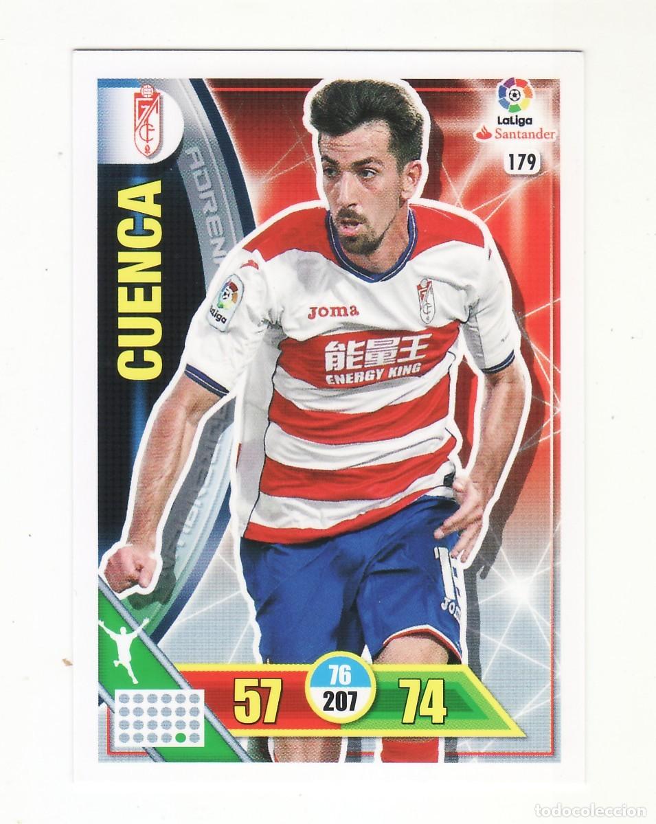 Cromos de f&uacute;tbol: ADRENALYN 2016/2017 179 CUENCA GRANADA - Foto 1