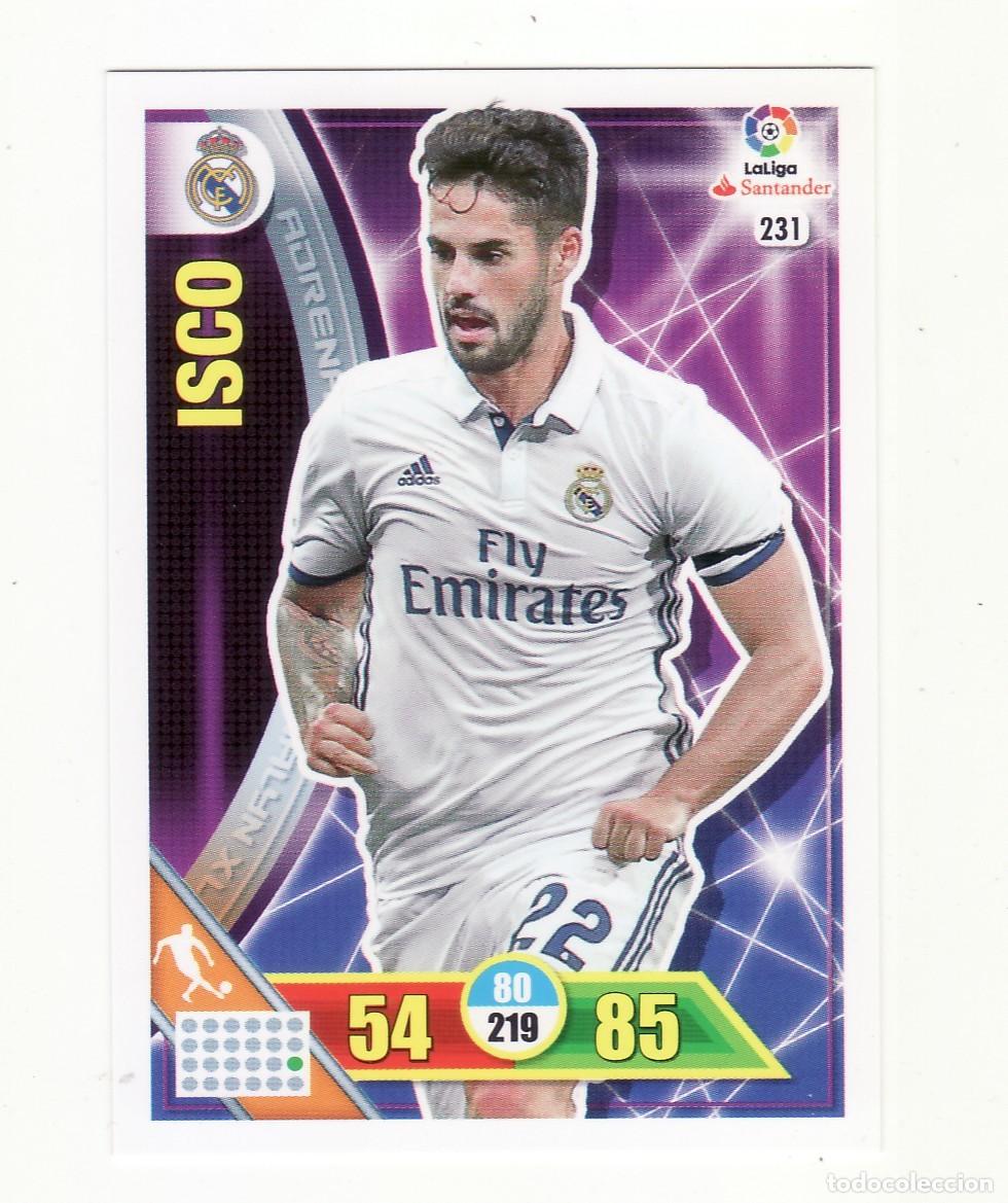 Cromos de f&uacute;tbol: ADRENALYN 2016/2017 231 ISCO MADRID - Foto 1
