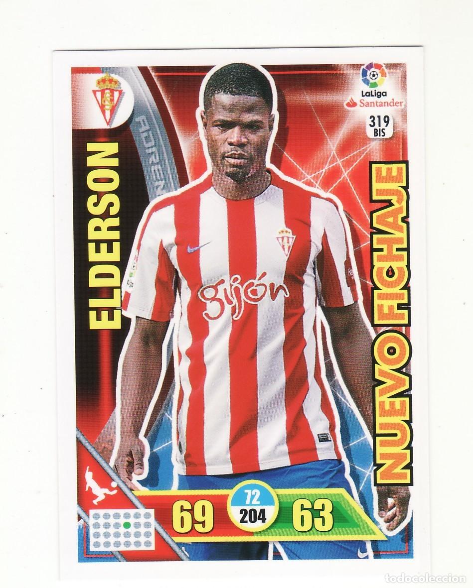 Cromos de f&uacute;tbol: ADRENALYN 2016/2017 319 BIS ELDERSON GIJON - Foto 1