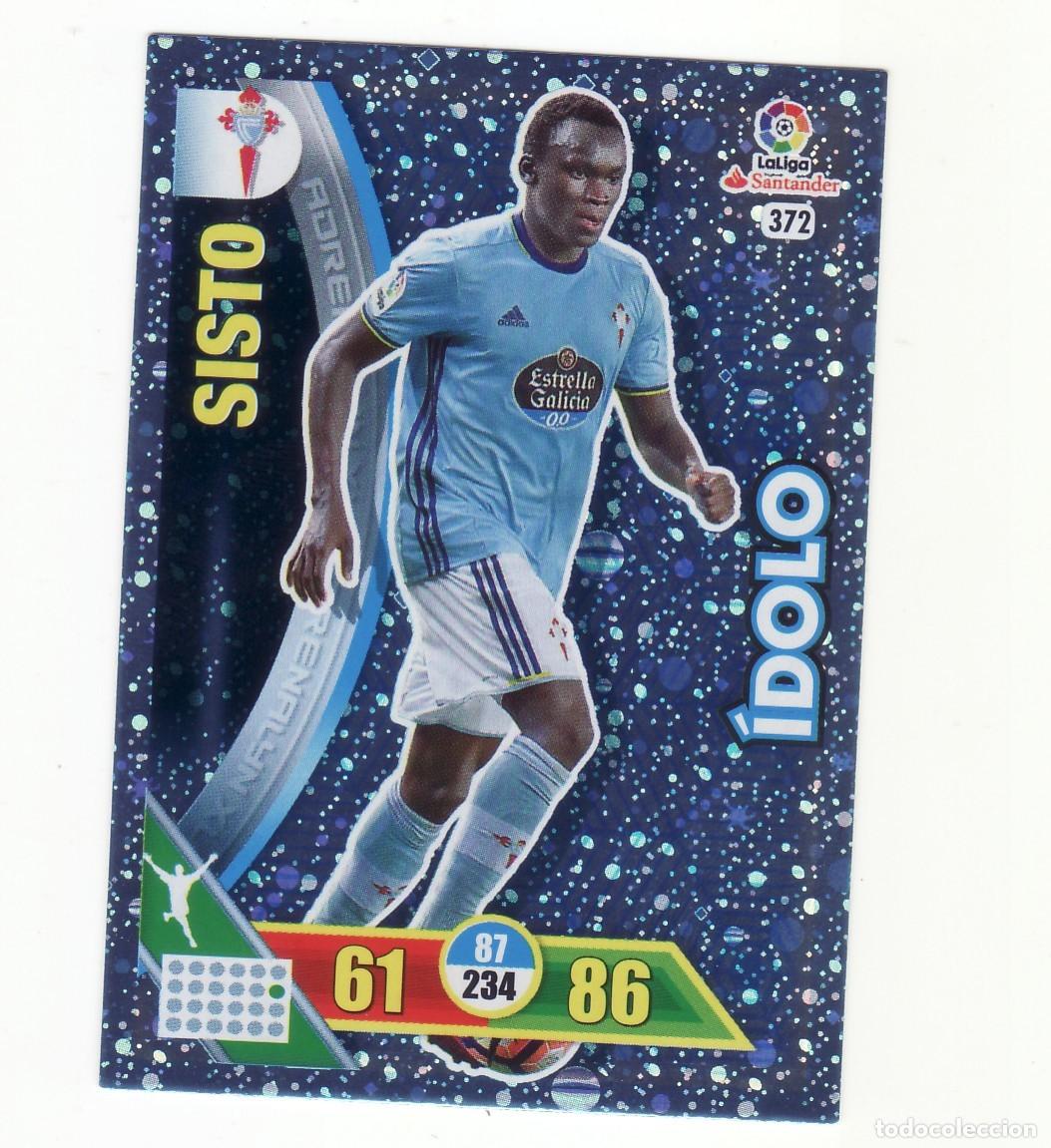 Cromos de f&uacute;tbol: ADRENALYN 2016/2017 372 SISTO CELTA - Foto 1