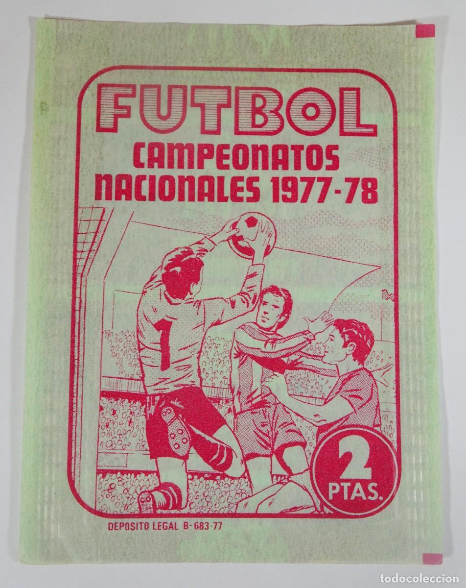 Fu&szlig;ball-Sticker: SOBRE VAC&Iacute;O CROMOS F&Uacute;TBOL CAMPEONATOS NACIONALES 1977-78, RUIZ ROMERO, VER FOTOS