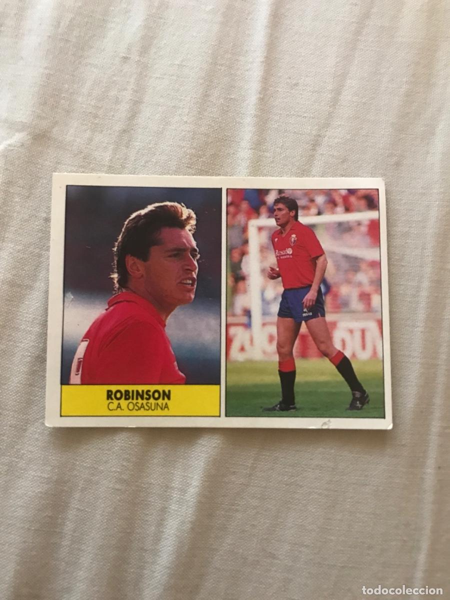 Cromos de f&uacute;tbol: Robinson sin pegar - Foto 1