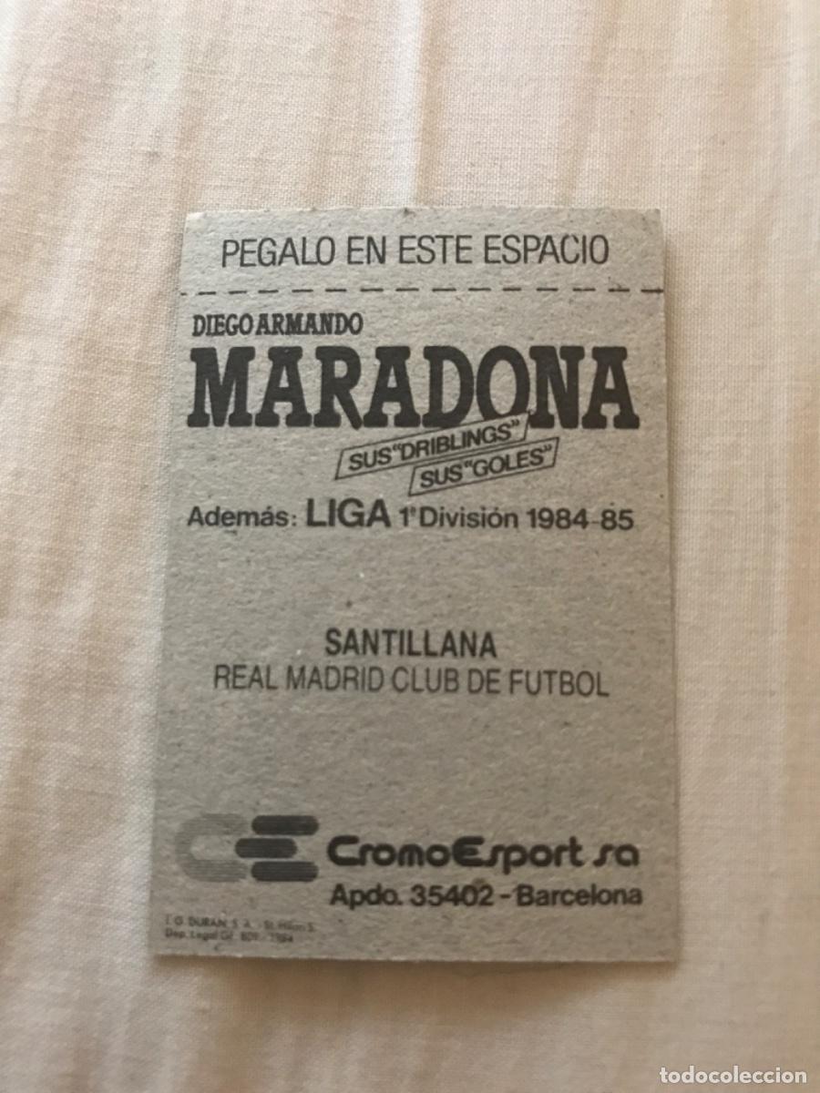Cromos de f&uacute;tbol: Santillana sin pegar - Foto 2