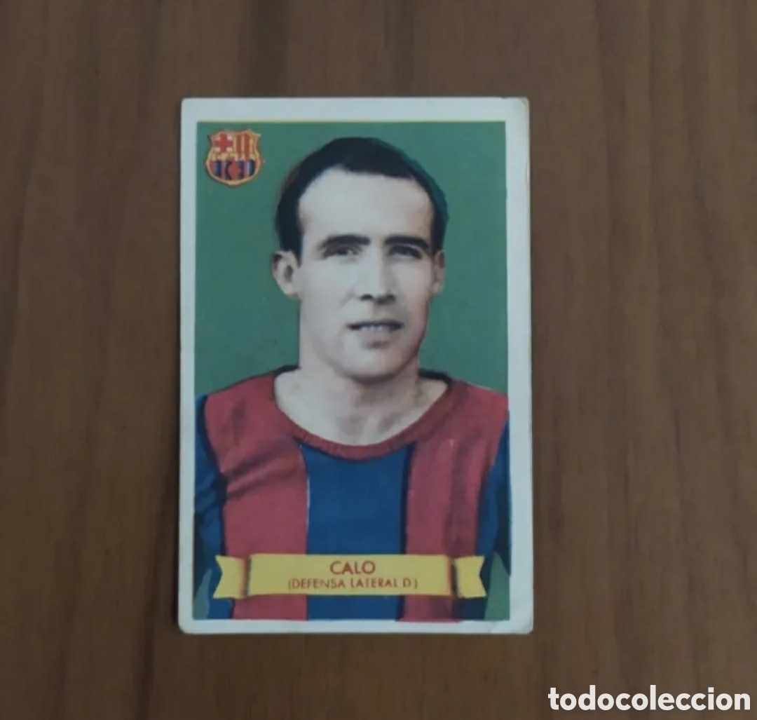 Cromos de F&uacute;tbol: FC BARCELONA- CALO- EDITORIAL BRUGUERA- 1949-50- CROMO &Aacute;LBUM CAMPEONES- 7.5X5CM