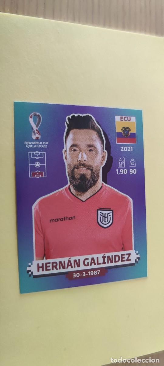 Cromos de Futebol: CROMO COPA MUNDIAL DE FÚTBOL QATAR 2022 - 22 (PANINI) - ECU ECUADOR 3 - HERNÁN GALÍNDEZ