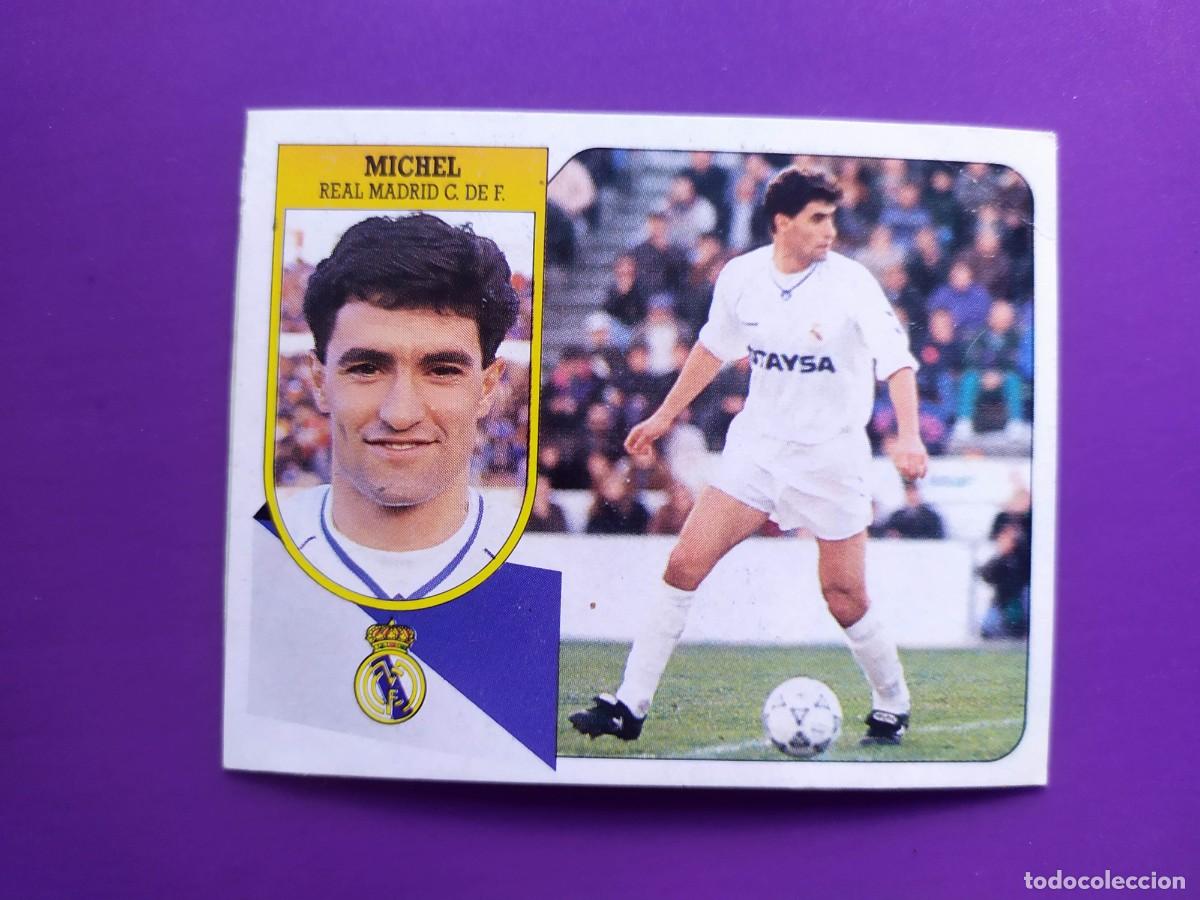 Cromos de Futbol Liga 90-91 Ediciones Este Michel Real Madrid C. De F.