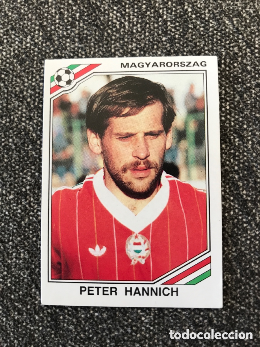 Cromos de f&uacute;tbol: Cromo panini mundial Mexico 86 n&uacute;mero 210 Hannich - Sticker album world cup 1986