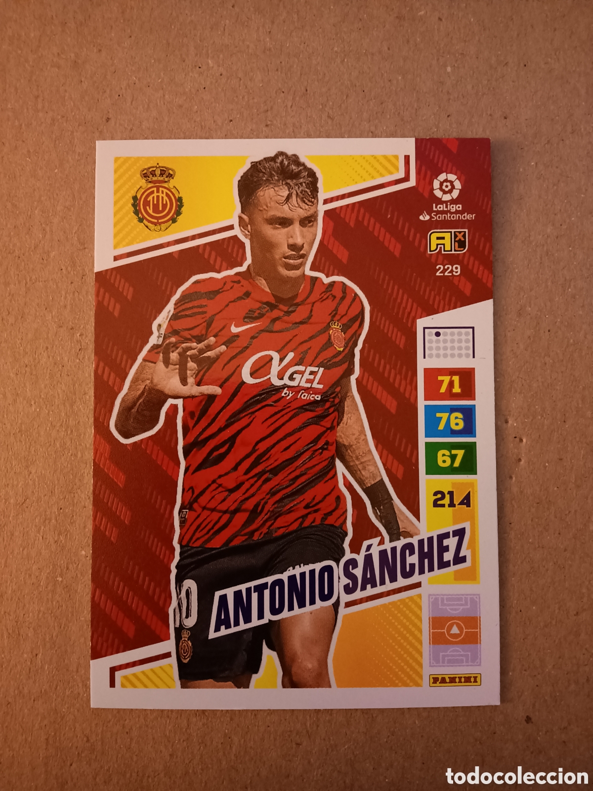 Cromos de f&uacute;tbol: 229 Antonio S&aacute;nchez Adrenalyn XL 2022 2023