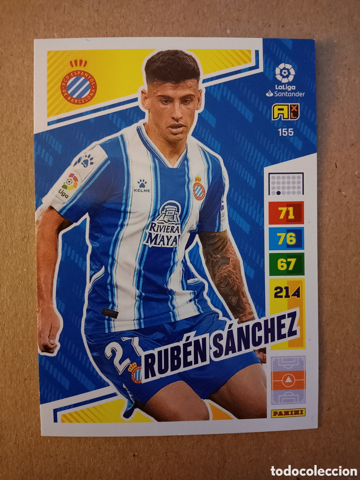 Cromos de Futebol: 155 Rub&eacute;n S&aacute;nchez Espanyol Adrenalyn XL 2022 2023