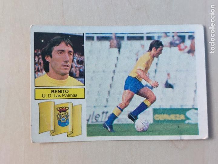 Cromos de f&uacute;tbol: EDICIONES ESTE 82 83 - BENITO - CROMO - LAS PALMAS - Foto 1