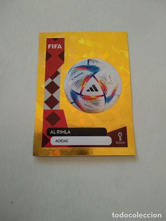 Cromos de f&uacute;tbol: H4 BAL&Oacute;N PELOTA AL RIHLA MARCA ADIDAS CROMO FUTBOL ROAD TO MUNDIAL 2022 EDITORIAL MAJESTAD