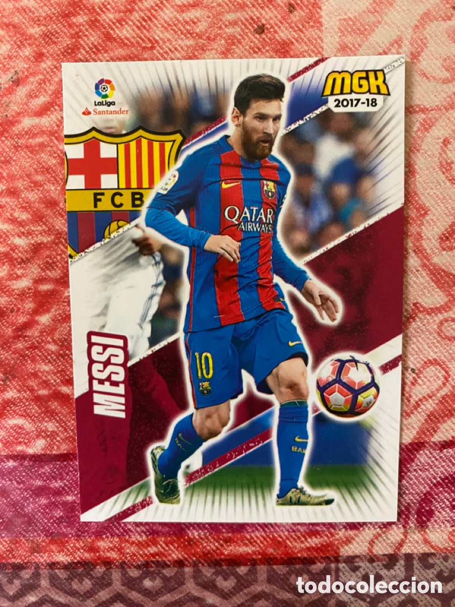 Cromos de f&uacute;tbol: Messi 96 barcelona megacracks 2017 2018 - Foto 1