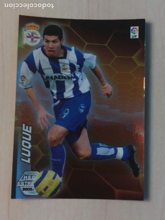 Cromos de F&uacute;tbol: CROMO N&ordm; 396 LUQUE - MEGACRACKS 2005 06 - MEGA ESTRELLAS