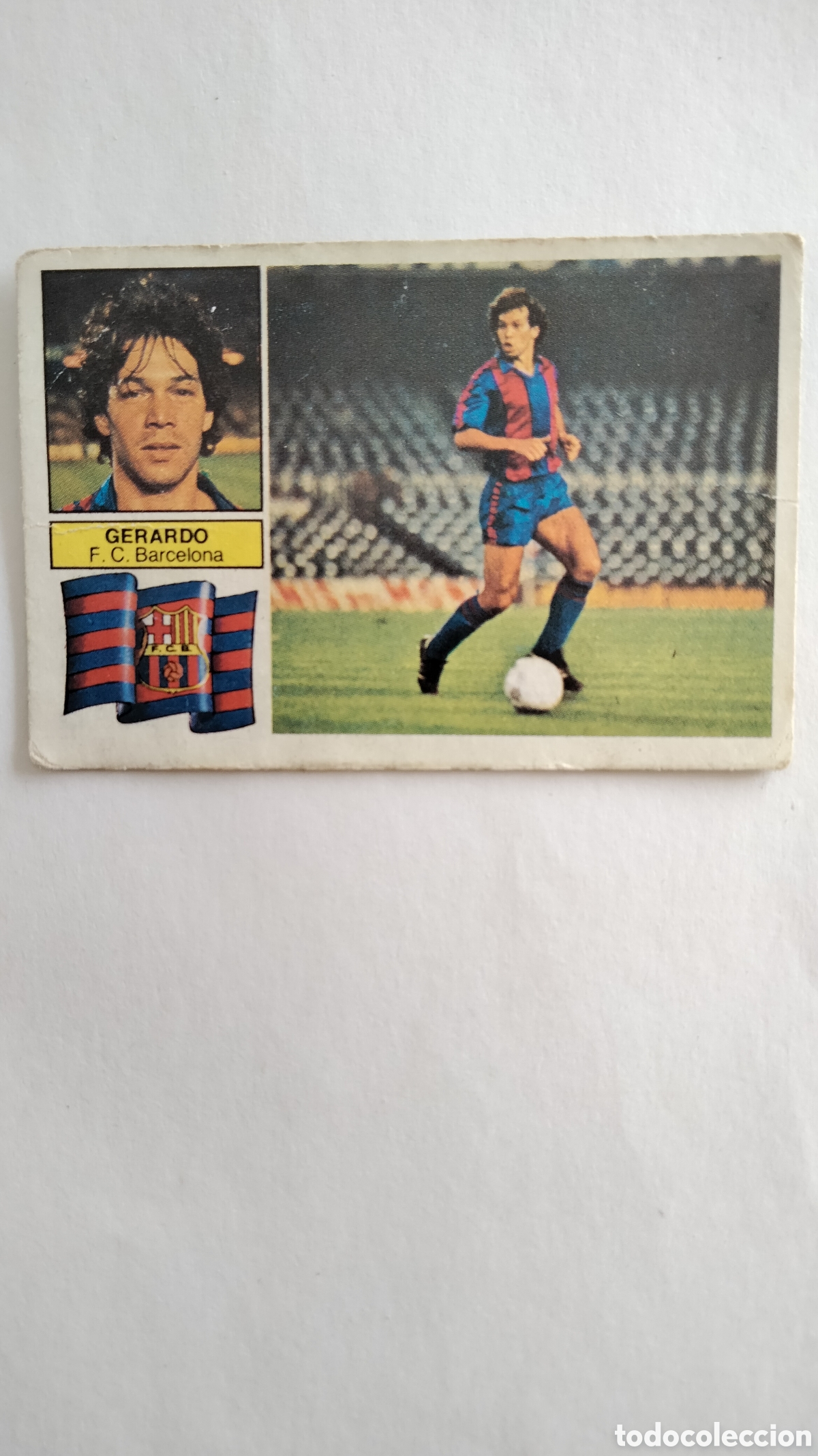 Cromos de f&uacute;tbol: CROMO GERARDO LIGA Este 82/83 - Foto 1