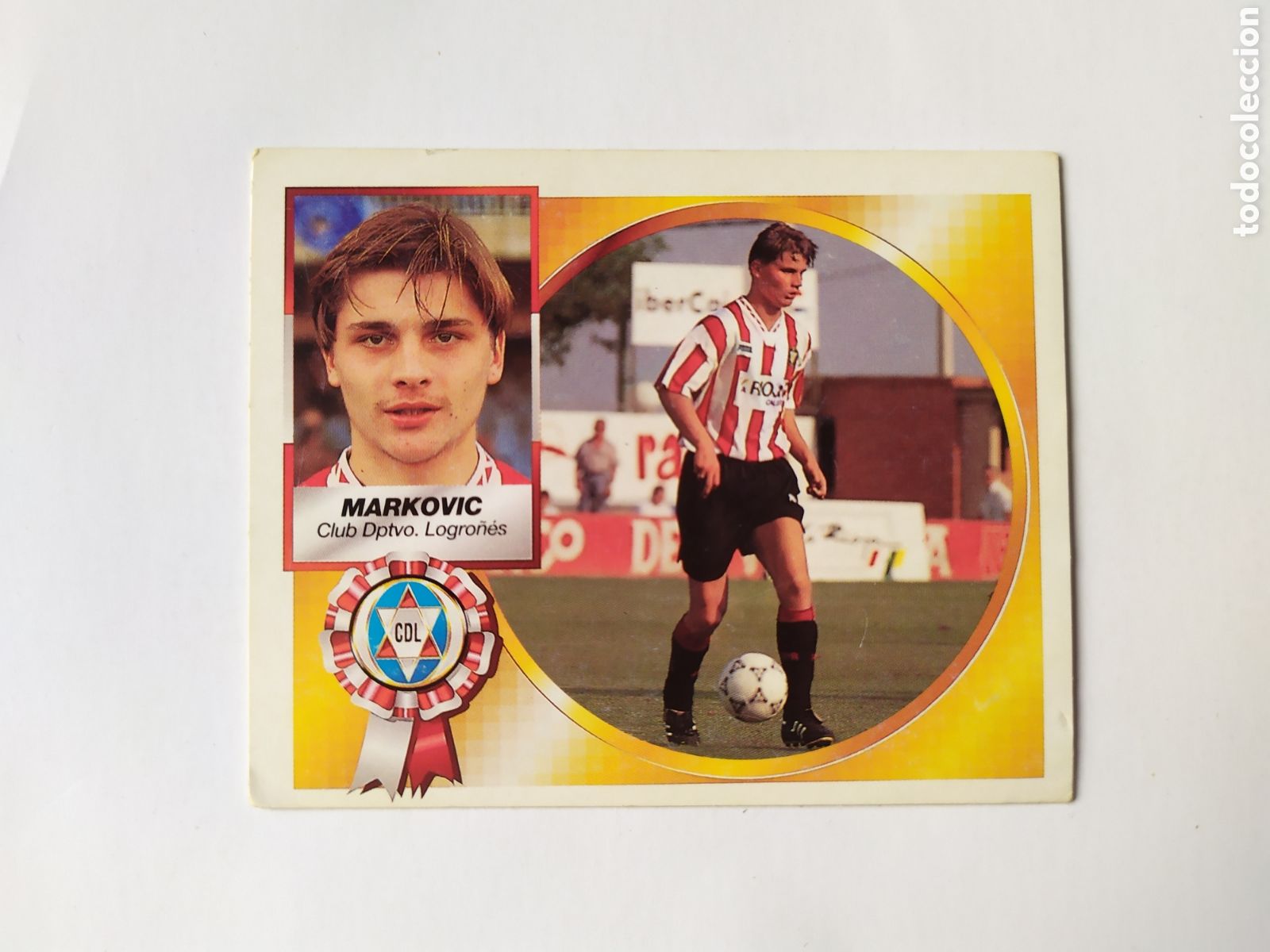 Cromos de f&uacute;tbol: Liga este 1994 1995 94 95 Markovic Logro&ntilde;&eacute;s - Foto 1