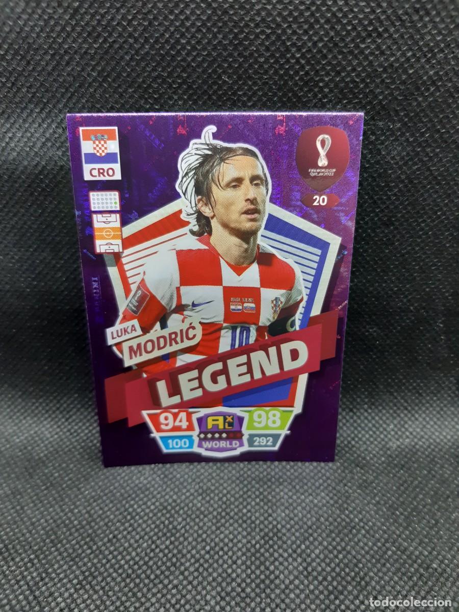 Cromos de F&uacute;tbol: PANINI FIFA WORLD CUP QATAR 2022 ADRENALYN XL - N&ordm; 20 LEGEND MODRIC